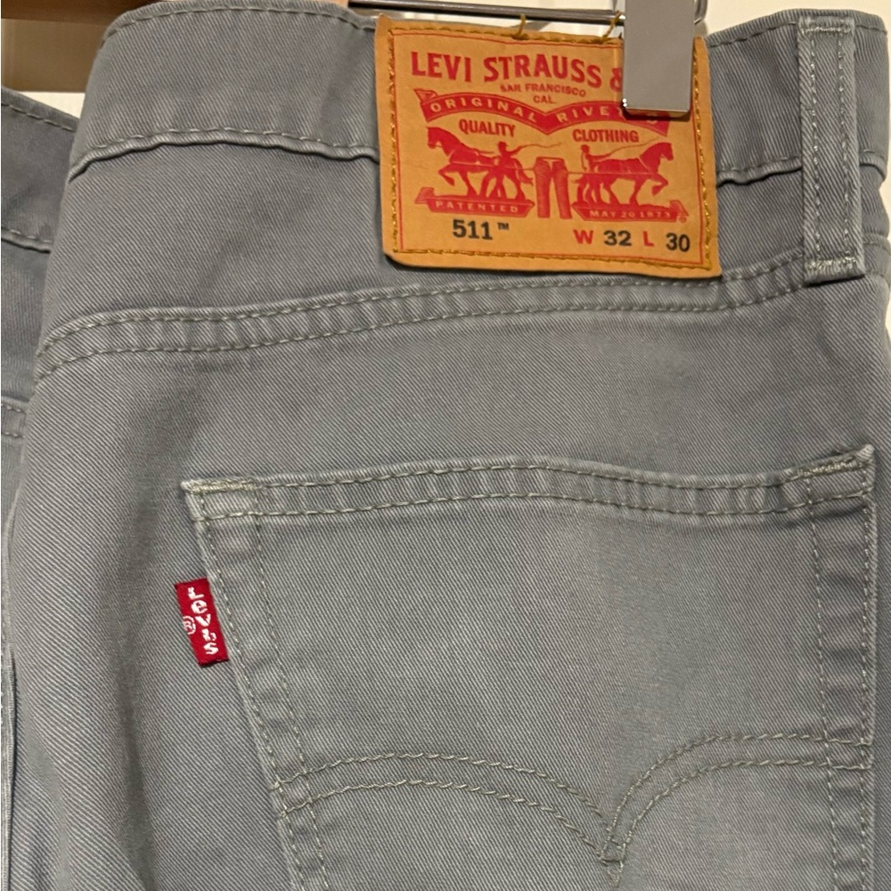 Levi's 511 W32 X L30 Men's Gray Jeans